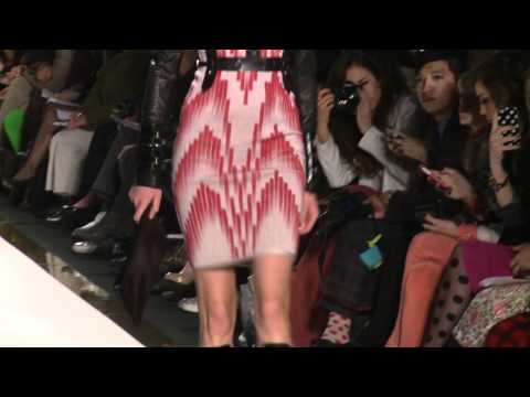 Hervé Léger AW12 Show at Mercedes Benz Fashion Week New York