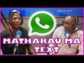 NGONI NA GATHAIYA MATHARAU UGI TEXT MUNDU ATAREKWENDA