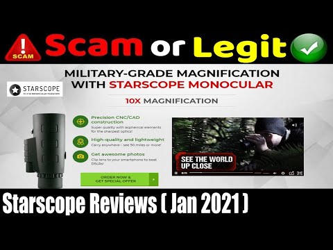 Starscope Reviews (Jan 2021) - Is It A Legit Product? Verify Now! | Scam Adviser Reports