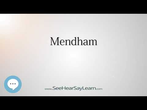Mendham (How to Pronounce Cities of the World)💬⭐🌍✅