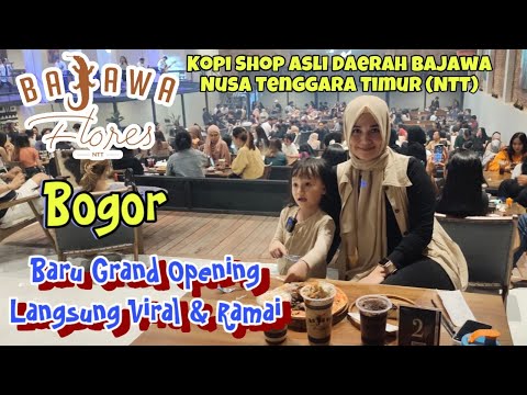 Kopi Bajawa Flores NTT Bogor‼️Baru Grand Opening Langsung Viral & Ramai⁉️☕🍝