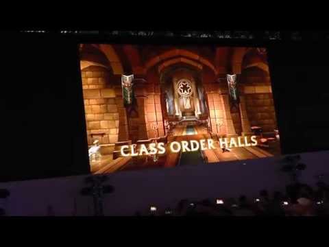 World of Warcraft Legion Reveal Live at Gamescom '15 (crowd reaction)