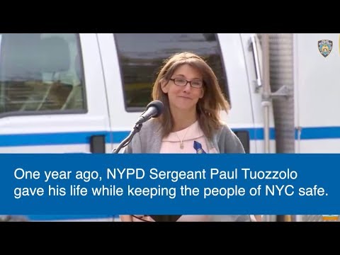 Lisa Tuozzolo Remembers her Husband, Sgt. Paul Tuozzolo, One Year After His Death | City of New York
