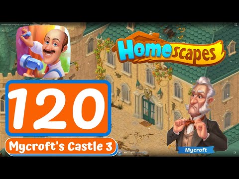 Homescapes Story - Day 120 - Mycroft's Castle Day 3 - Gameplay
