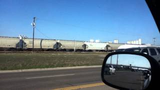 preview picture of video 'KCS Local Alice, TX Grain Switcher 01/25/2013'