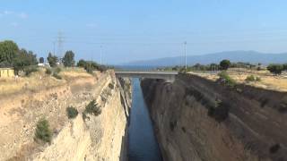 preview picture of video 'The Corinth Canal, Isthmus Greece'