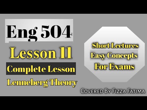 Eng 504/Lesson 11/Lenneberg Theory/Complete Lesson