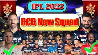 IPL 2023 Royal Challengers Bangalore Best Probable Squad | RCB new squad 2023 | #ipl2023 #rcb