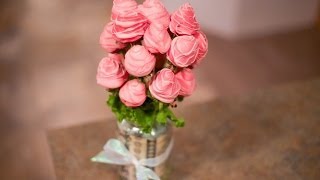 how to make chocolate covered strawberries bouquet