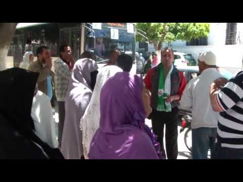 وقفة تضامنية مع خالدي ياسين أمام محكمة غليزان2013/06/02