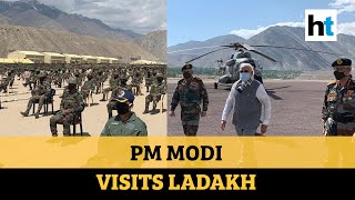 Watch: PM Modi makes surprise visit to Ladakh, interacts with forces - Download this Video in MP3, M4A, WEBM, MP4, 3GP