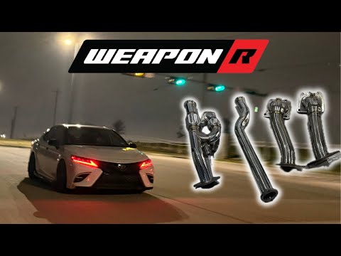 I Installed Weapon R Headers on my Camry