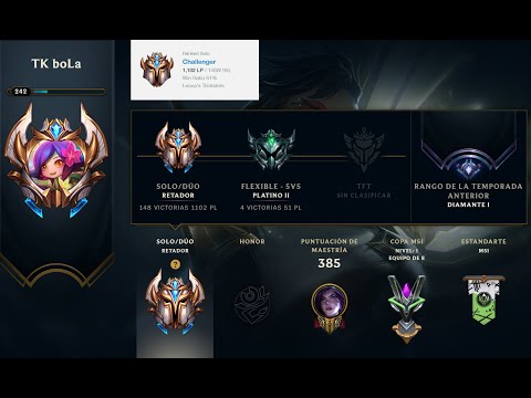 Caitlyn vs Miss Fortune, ADC - Challenger LAN - 1102 LP