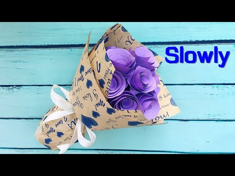 How to Make Paper Rose Bouquet