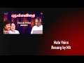Vellai Pura Ondru Duet Puthukavithai Movie Ilaiyaraaja Rajinikanth Male Voice By MA