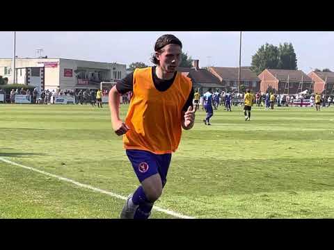 Whitehawk take the lead vs Littlehampton Town James Fraser from the penalty spot FA Cup