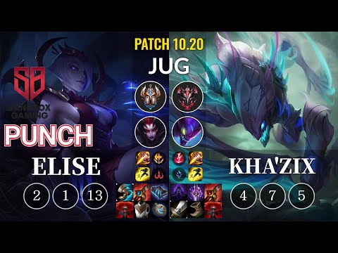 SB Punch Elise vs Kha'Zix Jungle - KR Patch 10.20