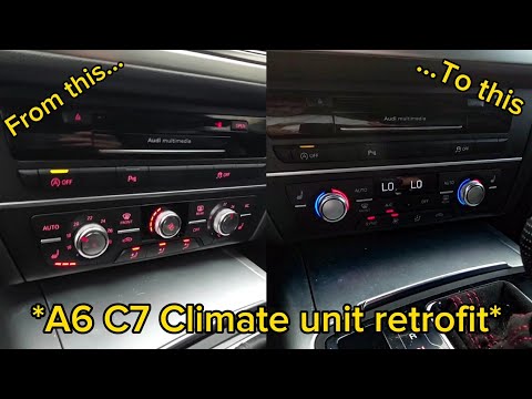 Audi A6 C7 Climate Control unit Retrofit!