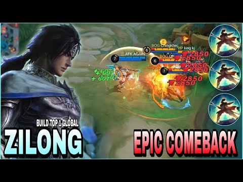 Zilong One Shot Build - Insane Damage - Build Top 1 Global Zilong ~ MLBB