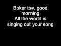 Boker Tov 