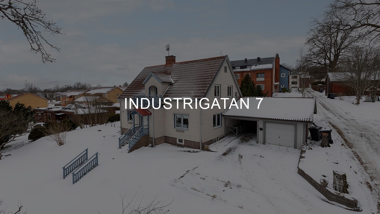 5 rum Villa på Industrigatan 7 Norrhult Uppvidinge kommun - video