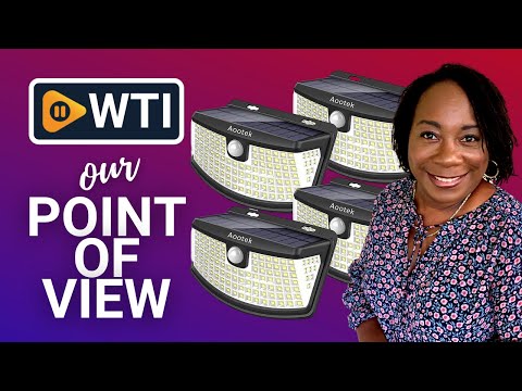 Aootek New Solar Lights - WTI product video review
