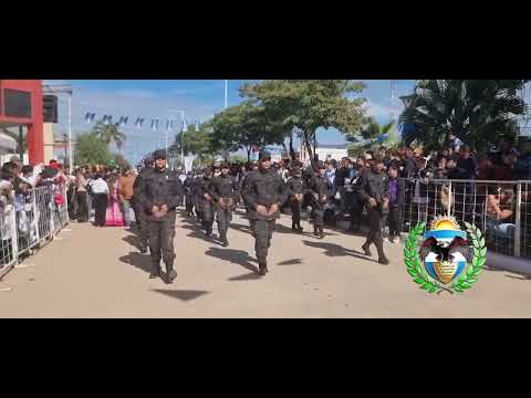 Academia de formación profesional Güemes desfile cívico-militar por el 9 de julio en Pirané fsa 