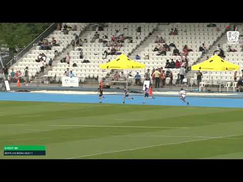 Boys U12 800m Heat 1: 2022-23 State Combined Events Championships - Sunday