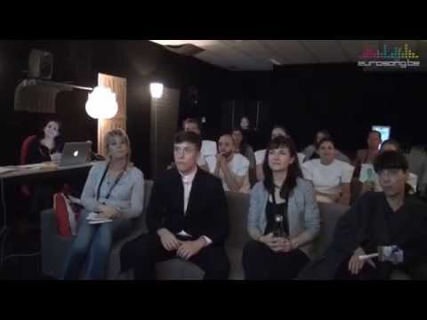 Eurovision 2015 behind the scenes - Loïc Nottet in the Viewing Room (Belgium)