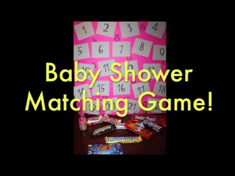 Baby Shower Memory Game