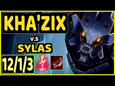 KEIO (KHA'ZIX) vs SYLAS - 12/1/3 KDA JUNGLE CHALLENGER GAMEPLAY - BR