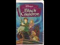 Opening To The Black Cauldron 1998 VHS Canadian Copy