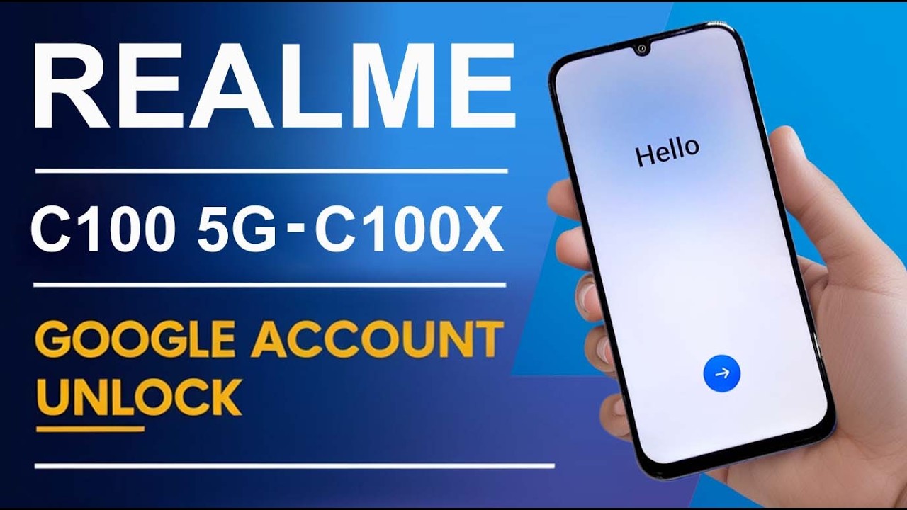 How to FRP Bypass Google Account on Realme C100x | Realme C100 5G FRP Bypass Android 16 (New Method)