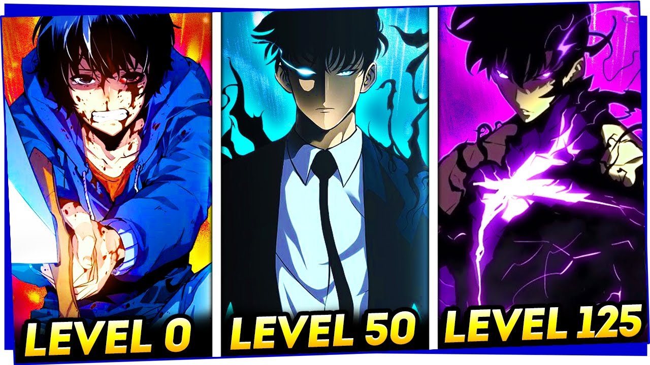 TODAS AS VEZES QUE SUNG JIN WOO SUBIU DE NÍVEL EM SOLO LEVELING - DO ZERO AO NÍVEL 125