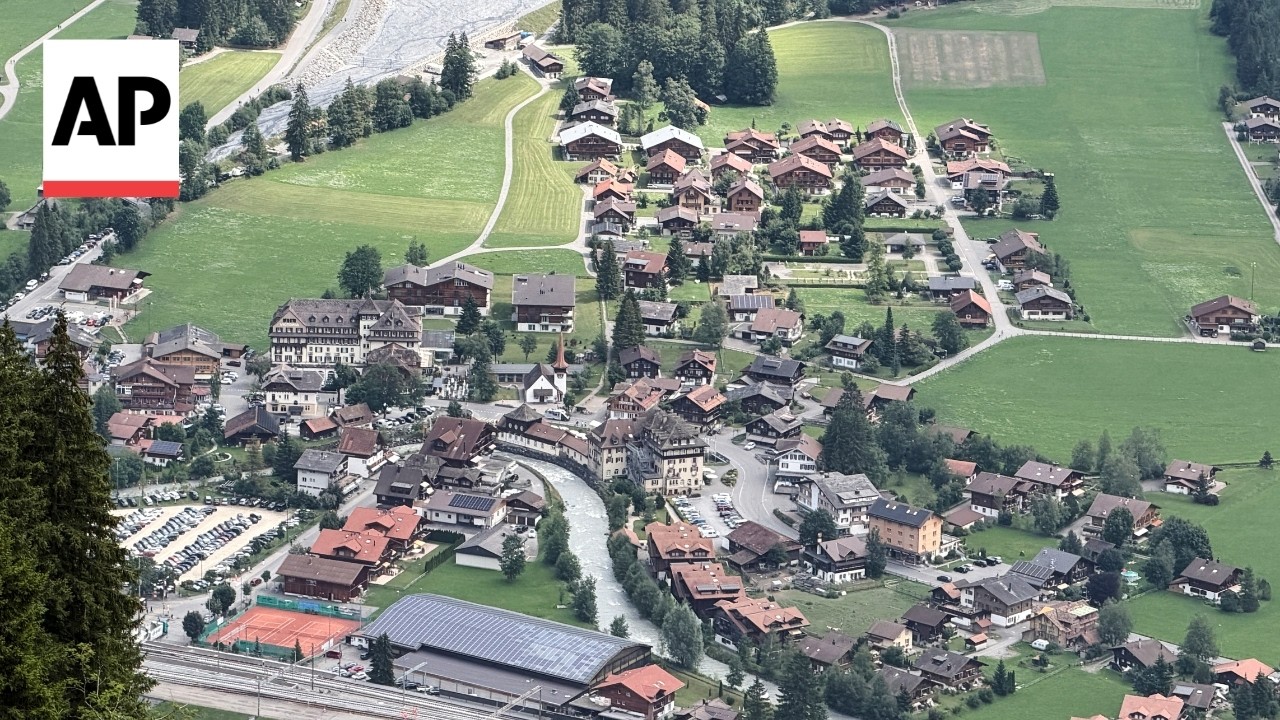 Video: Kandersteg residents monitor Spitze Stei rock amid thawing permafrost