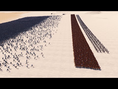 Spartan & Archer Vs 25,000 Zombies Ultimate Epic Battle Simulator UEBS