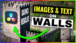Attach IMAGES and TEXT to Walls in Davinci Resolve