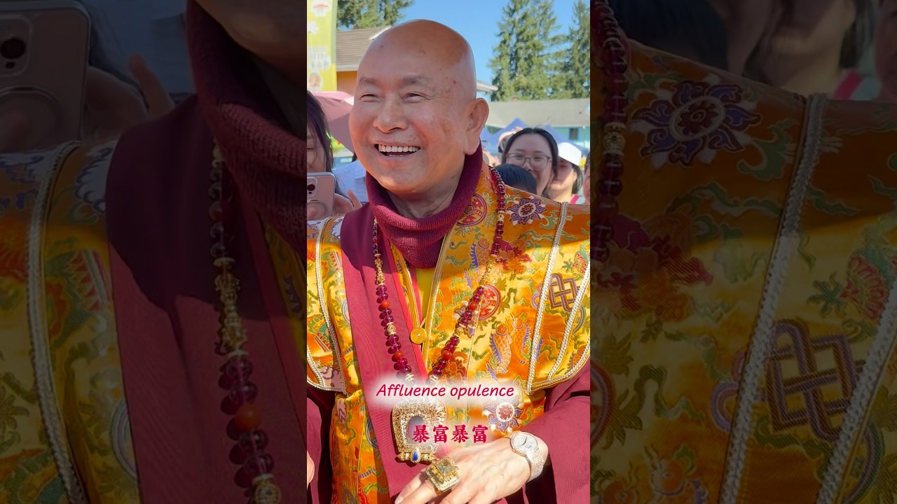 Why bothered by others’ opulence? Can’t you have it too? #drashilhamo #livingbuddhaliansheng
