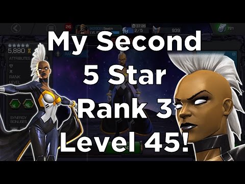 My Second Rank 3 Level 45 5 Star Champion! - Rank Up & Gameplay - Marvel Contest Of Champions