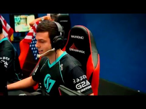 CS:GO CLG Tarik in action 1v3 and pistol full control vs G2 at DreamHack Masters Malmö 2016