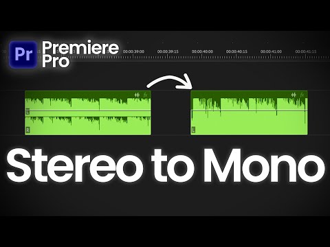 Wie man Stereospuren in Premiere Pro in Dual Mono umwandelt