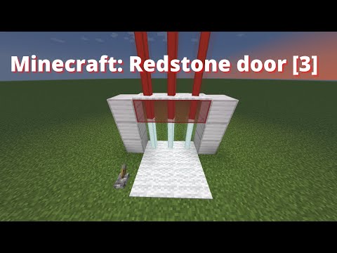 Minecraft: Redstone Door [Level 3] Laser Door Bedrock/Java