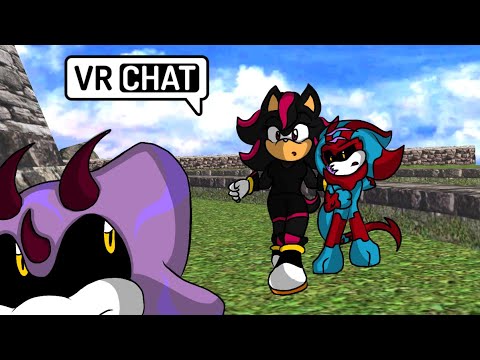 A scaley reuion! (Eclipse and Shadina meets Mobifall Espio)