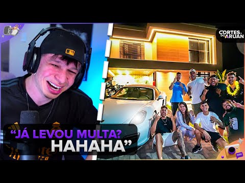 ARUAN REAGE: PRIMEIRA NOITE COM MEUS AMIGOS NA MINHA CASA NOVA (RENATO GARCIA) - Cortes do Aruan