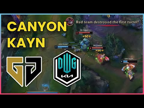 DK Canyon is insane with Kayn | GEN vs DK