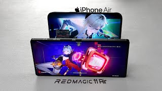 Which is BETTER? REDMAGIC 11 Air vs iPhone Air - Wuthering Waves, Genshin Impact, & Where Winds Meet