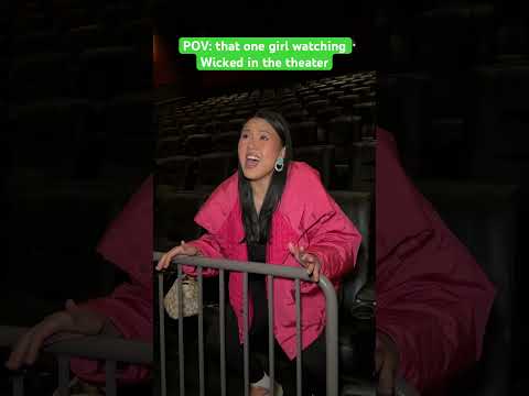 Apparently Wicked is not a singalong #pov #comedy #wicked