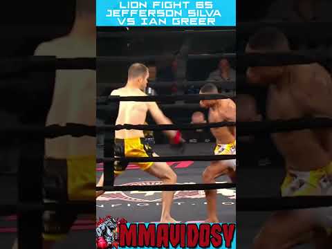 Knockdown Lion Fight 65 - Jefferson Silva vs Ian Greer #shorts #knocked #lionfight