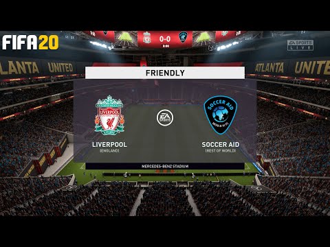 FIFA 20 ! CURRENT ALL STARS VS SOCCER AID WORLD XI FC  ! LEGENDS FRIENDLIES | FULL MATCH