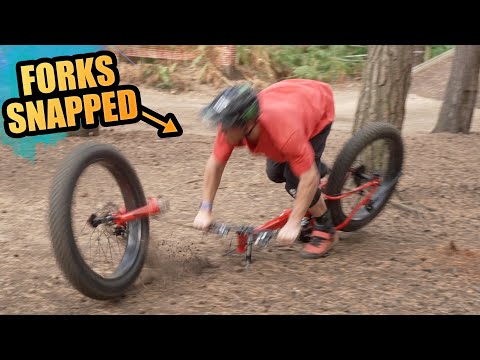 RIDING THIS £250 AMAZON FAT BIKE UNTIL IT SNAPS - FACE PLANT!
